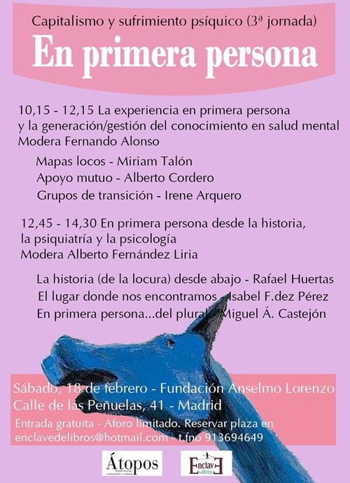 Capitalismo y sufrimiento psíquico: En primera persona