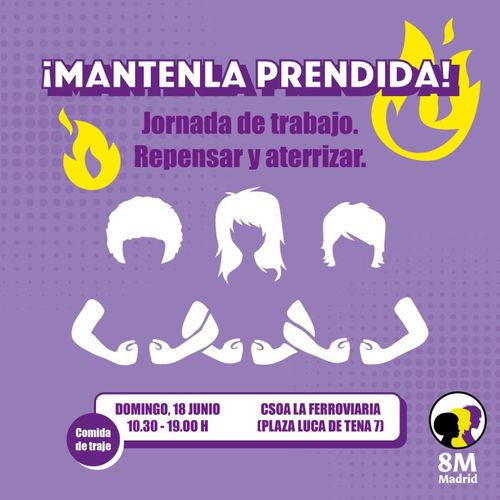 ¡Mantendla prendida! Jornada de trabajo: Repensar y aterrizar