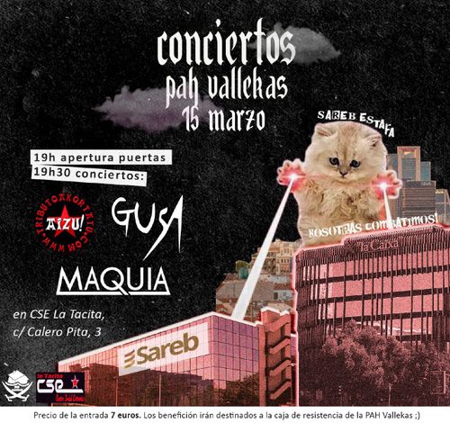 Conciertos PAH Vallekas