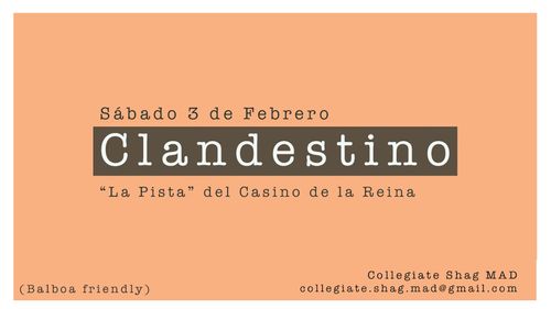 Clandestino de Collegiate Shage en "La Pista"