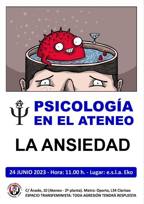 Psicología en el ateneo: la ansiedad