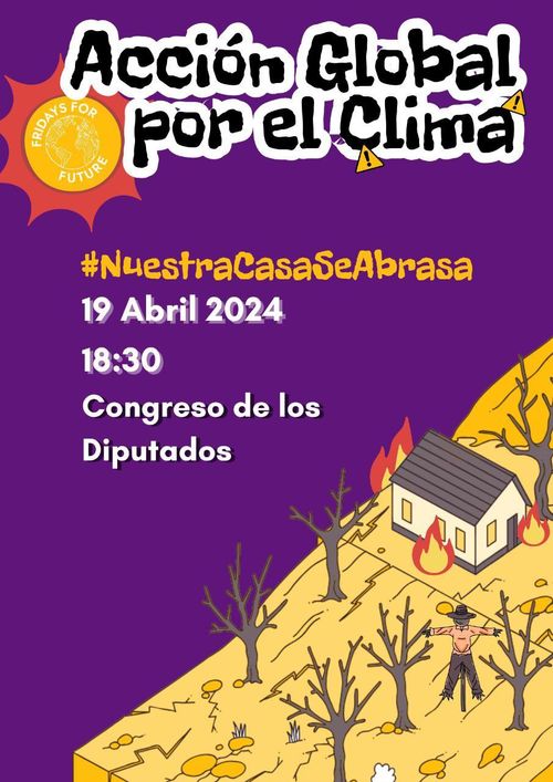 Huelga Global por el Clima (sentada en frente del Congreso)