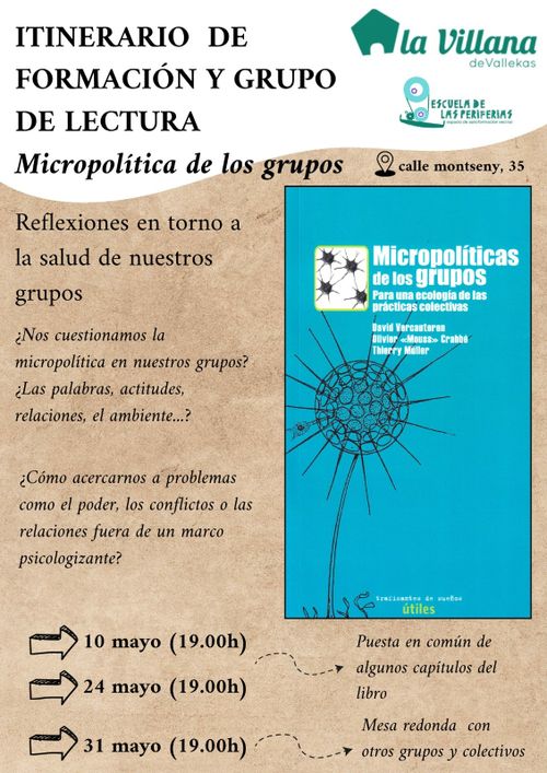 Formación y grupo de lectura Micropolítica de los grupos