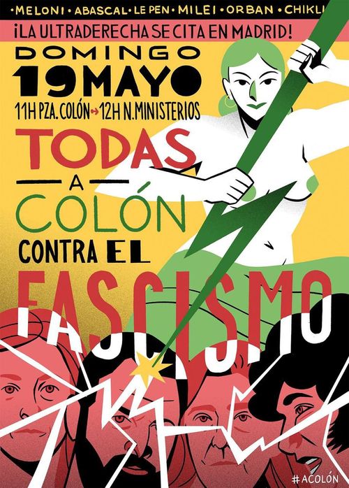 ⚡ DOMINGO/11H: TODAS CONTRA EL FASCISMO ⚡