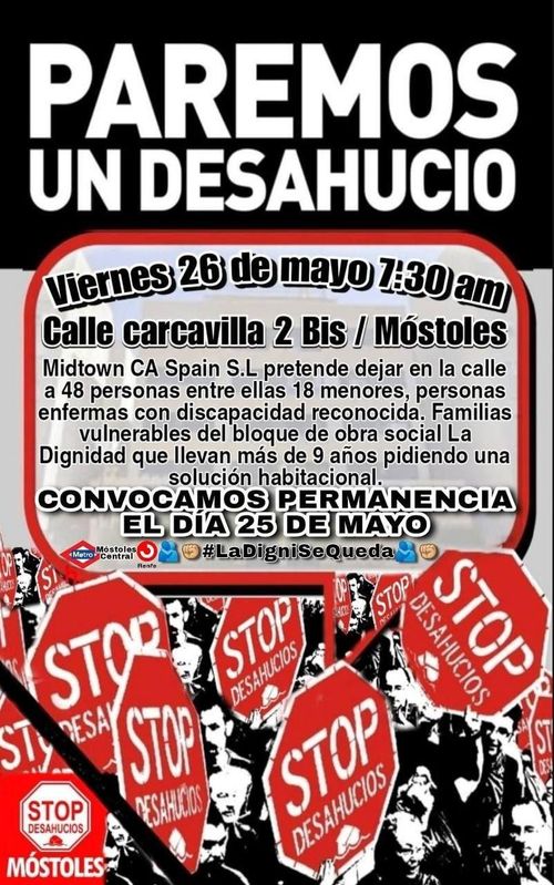 Deshaucio La Dignidad Móstoles