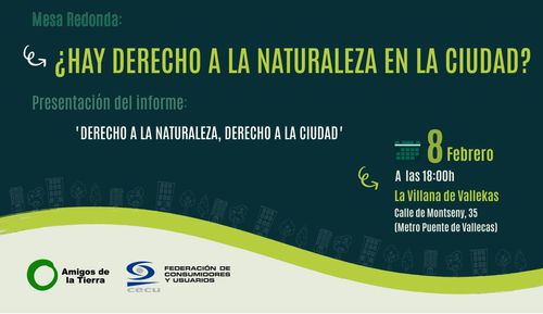 Mesa redonda: ¿hay derecho a la naturaleza en la ciudad?