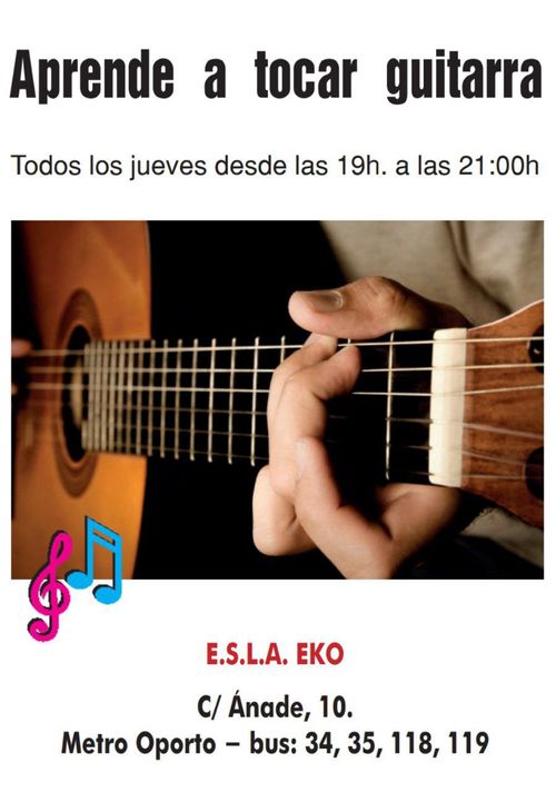 Taller de guitarra del EKO