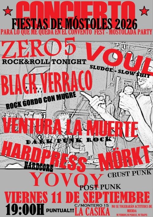 Fiestas alternativas de Móstoles/Para lo que me queda en el convento fest!
